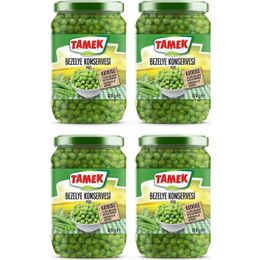 Tamek 4x670 gr Bezelye Konserve