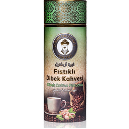 Tarihi Ertuğrul Kahvesi 1 kg Silindir Kutu Fıstıklı Dibek Kahvesi