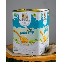 Tarihi Yağcıoğlu 5 kg Özel Sade Keçi ve Manda Sadeyağı
