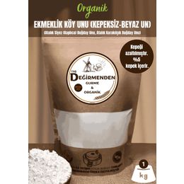 Taş Değirmenden Gurme 1 kg Kepeksiz Beyaz Organik Atalık Ekmeklik Köy Unu