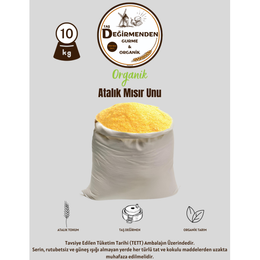 Taş Değirmenden Gurme 10 kg Organik Atalık Mısır Unu10 Kilo