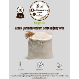 Taş Değirmenden Gurme 10 kg Organik Atalık Şahman Çorum Sert Buğday Unu