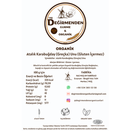 Taş Değirmenden Gurme & Organik 5 kg Organik Atalık Karabuğday Unu