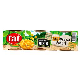 Tat 3x210 gr Mısır Konserve