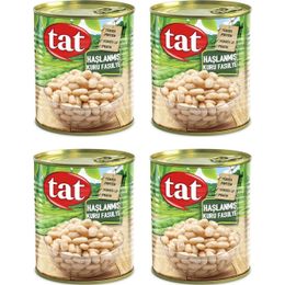 Tat 4x800 gr Haşlanmış Fasulye