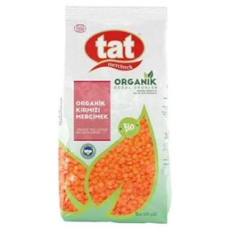 Tat 500 gr Organik Kırmızı Mercimek