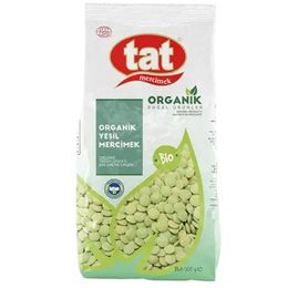 Tat 500 gr Organik Yeşil Mercimek