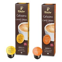 Tchibo 10'lu  Caffè Crema Fine Aroma & Caffè Crema Rich Aroma Kapsül Kahve