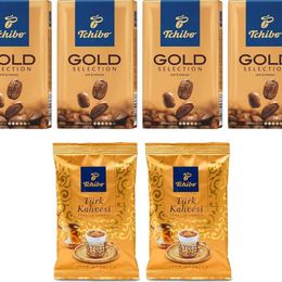 Tchibo 250 gr 4 Adet Gold Filtre Kahve + 100 gr 2 Adet Türk Kahvesi