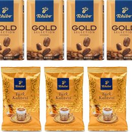 Tchibo 250 gr 4 Adet Gold Filtre Kahve + 100 gr 3 Adet Türk Kahvesi