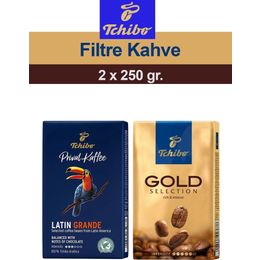 Tchibo 250 gr Privat Kaffee Latin Grande + 250 gr Gold Selection Öğütülmüş Filtre Kahve