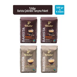 Tchibo 4x500 gr Barista Çekirdek Kahve Tanışma Seti