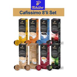 Tchibo 8 Adet 10'lu Cafissimo Kapsül Kahve  Karma Set