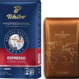 Tchibo Profesional Espresso Çekirdek Kahve 1 kg + Davidoff 500 gr Café Creme Çekirdek Kahve