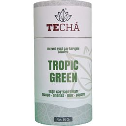 Te Cha 50 gr Tropik Meyveli Yeşil Çay