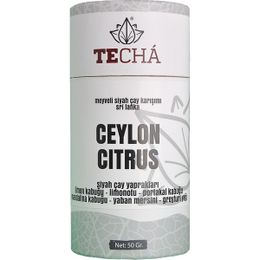 Te Cha Tea Ceylon Citrus 50 gr Turunçgil Meyveli Siyah Çay