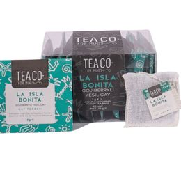 Tea Co. La Isla Bonita Müslin Torba Gojiberryli 12'li 2 gr Yeşil Çay