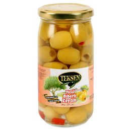 Teksen 200 gr Biberli Yeşil Zeytin