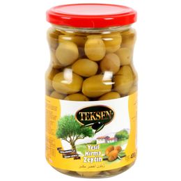Teksen 400 gr Kırma Yeşil Zeytin