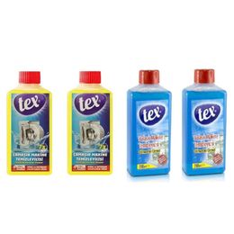 Tex 2x250 ml Çamaşır Makinesi Temizleyici + 2x250 ml Bulaşık Makinesi Temizleyici