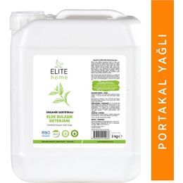 The Elite Home 3 kg Portakal Yağlı Organik Sertifikalı Elde Bulaşık Deterjanı