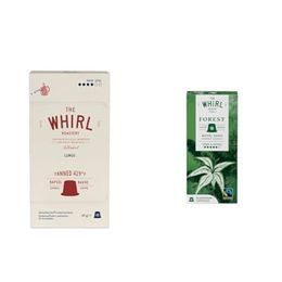The Whirl 10'lu Lungo Medium Kapsül + 10'lu Espresso Earth Series Forest Kapsül Kahve