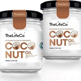 TheLifeCo 2x150 ml Organik Hindistan Cevizi Yağı