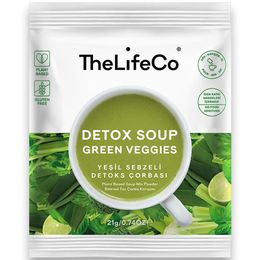 TheLifeCo 4x21 gr Katkısız Yeşil Sebzeli Detoks Çorbası Karışımı