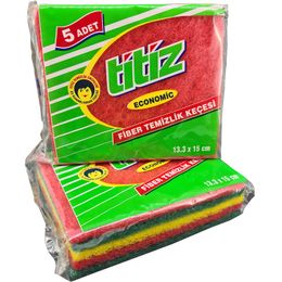 Titiz 2 x 5'li Ekonomik Fiber Temizlik Keçesi