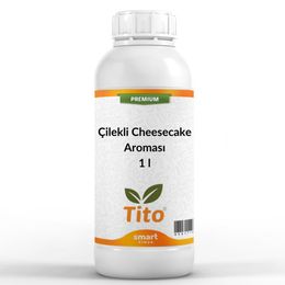 Tito 1 lt Premium Çilekli Cheesecake Aroması