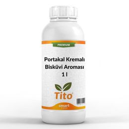 Tito 1 lt Premium Portakal Kremalı Bisküvi Aroması