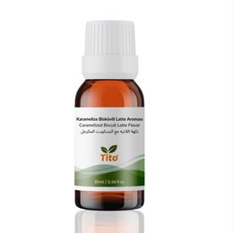 Tito 10 ml Premium Karamelize Bisküvili Latte Aroması