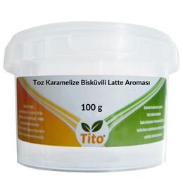 Tito 100 gr Toz Karamelize Bisküvili Latte Aroması