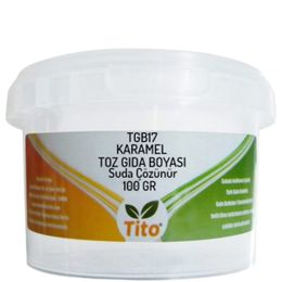 Tito 100 ml Sıvı Suda Çözünür Karamel Sprey Gıda Renklendiricisi