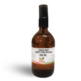 Tito 100 ml Sıvı Suda Çözünür Mavi Sprey Gıda Renklendiricisi