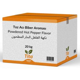 Tito 20 kg Toz Acı Biber Aroması