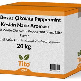 Tito 20 kg Toz Beyaz Çikolata Peppermint Keskin Nane Aroması