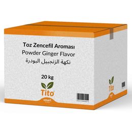 Tito 20 kg Toz Zencefil Aroması