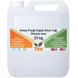 Tito 25 kg Antep Fıstığı Soğuk Sıkım Yağı