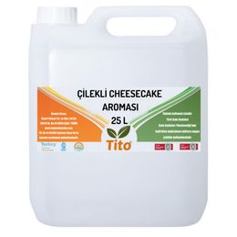 Tito 25 lt C01 Çilekli Cheesecake Aroması