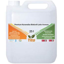 Tito 25 lt Karamelize Bisküvili Latte Aroması