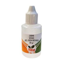 Tito 35 gr Toz Suda Çözünür Bitkisel Karbon (Aktif Karbon) Siyahı Gıda Renklendiricisi