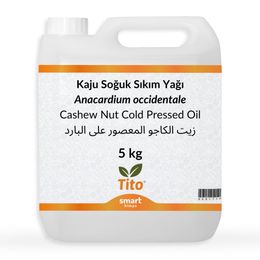 Tito 5 kg Kaju Soğuk Sıkım Yağı