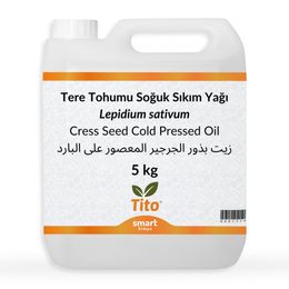 Tito 5 kg Tere Tohumu Soğuk Sıkım Yağı