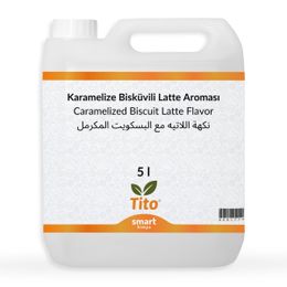 Tito 5 lt Karamelize Bisküvili Latte Aroması