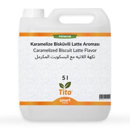 Tito 5 lt Karamelize Bisküvili Latte Aroması
