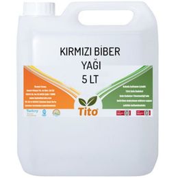 Tito 5 lt Kırmızı Biber Yağı