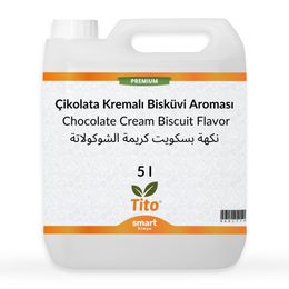 Tito 5 lt Premium Çikolata Kremalı Bisküvi Aroması
