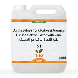 Tito 5 lt Premium Damla Sakızlı Türk Kahvesi Aroması