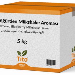 Tito 5 lt Toz Böğürtlen Milkshake Aroması